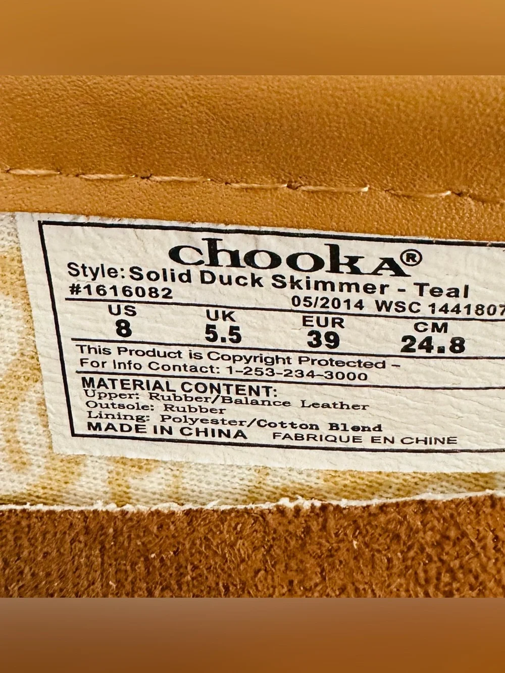 Chooka Duck Skimmer Waterproof Rain Boat Shoes Navy Blue Women's 8
